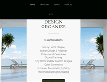 Tablet Screenshot of designorganize.com
